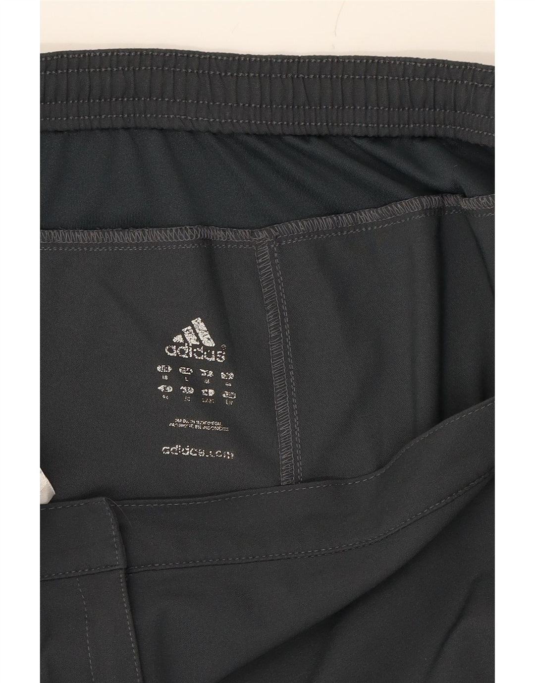ADIDAS Womens Chino Shorts UK 18 XL W36  Grey Polyester Vintage Adidas and Second-Hand Adidas from Messina Hembry 