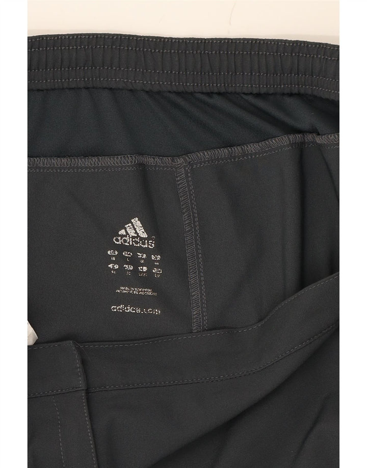 ADIDAS Womens Chino Shorts UK 18 XL W36  Grey Polyester Vintage Adidas and Second-Hand Adidas from Messina Hembry 