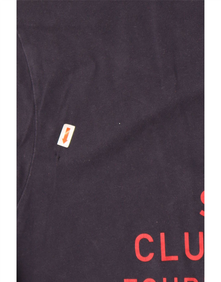 JACK WILLS Mens Soho Graphic T-Shirt Top Small Navy Blue
