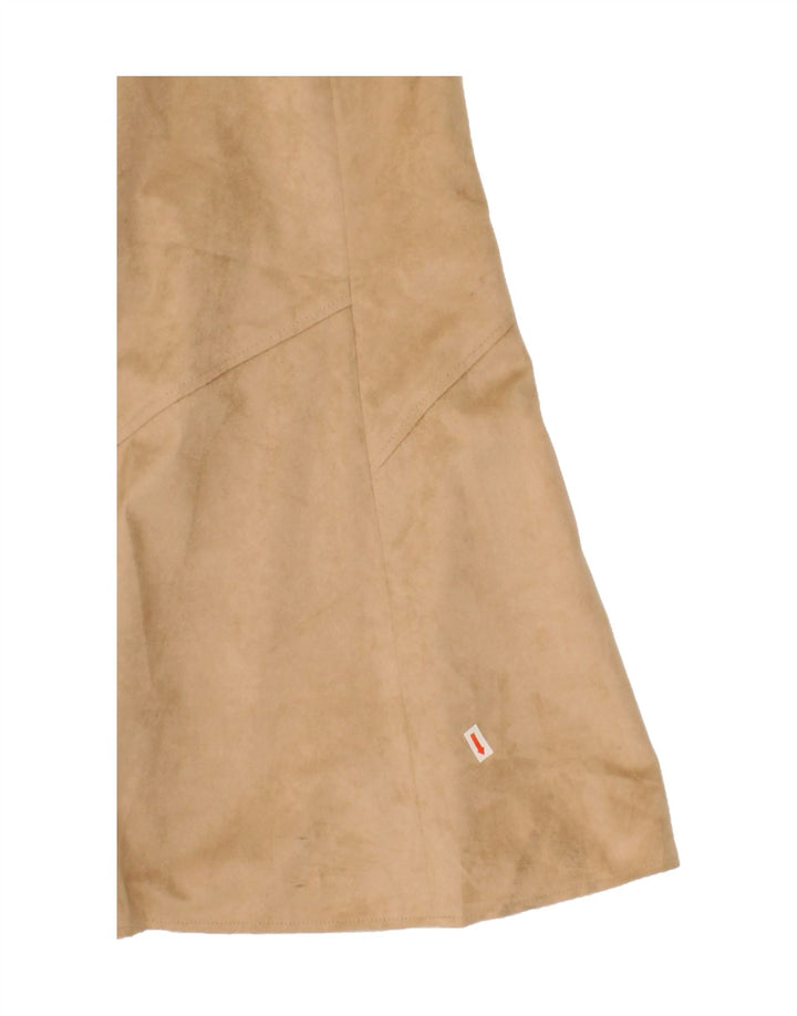 VIYELLA Womens Trumpet Skirt US 10 Large W32 Beige Polyester Vintage Viyella and Second-Hand Viyella from Messina Hembry 