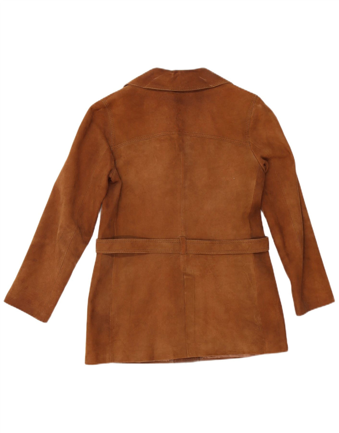 Vintage dame ruskindsjakke UK 12 Medium Brown