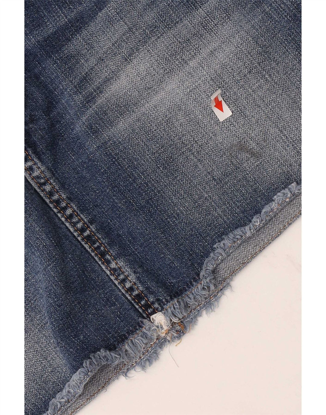 Rifle Dame Mini Denim Nederdel W27 Lille Blå Bomuld