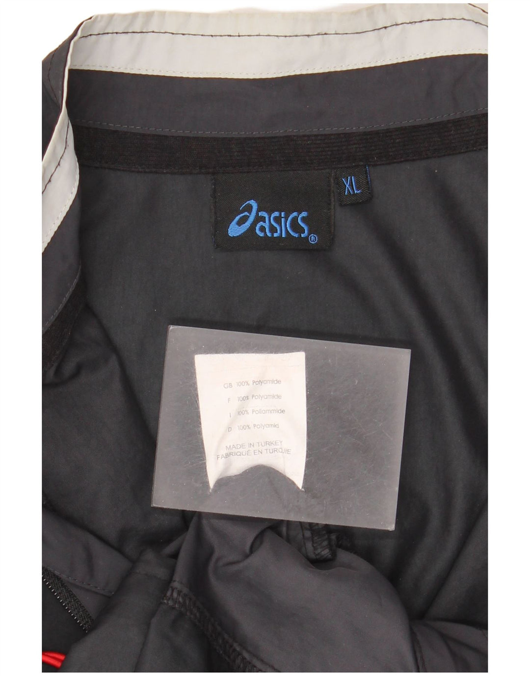 Asics Træningsdragt til mænd Topjakke XL Sort Colourblock Polyamid