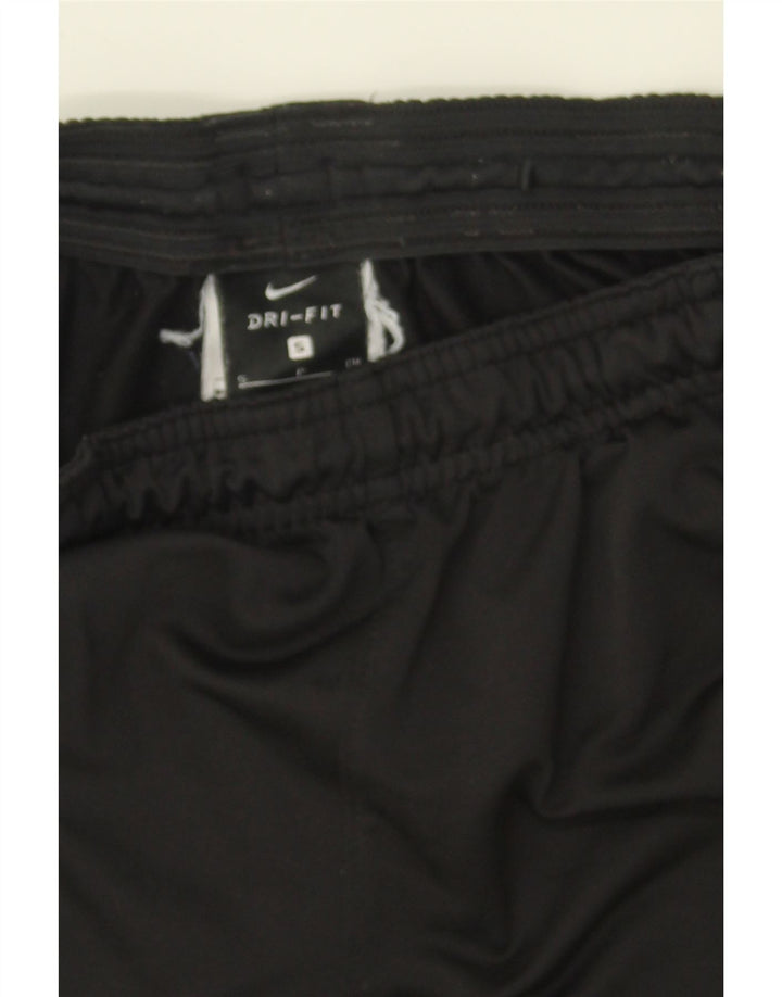 NIKE Womens Dri Fit Tracksuit Trousers UK 10 Small  Black Polyester Vintage Nike and Second-Hand Nike from Messina Hembry 