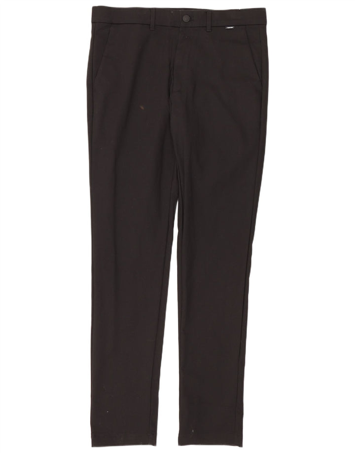 Calvin Klein Herre Slim Chino Bukser W32 L32 Sort