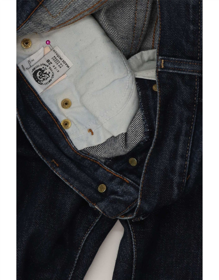 Diesel Straight Jeans til mænd W28 L28 Marineblå Bomuld