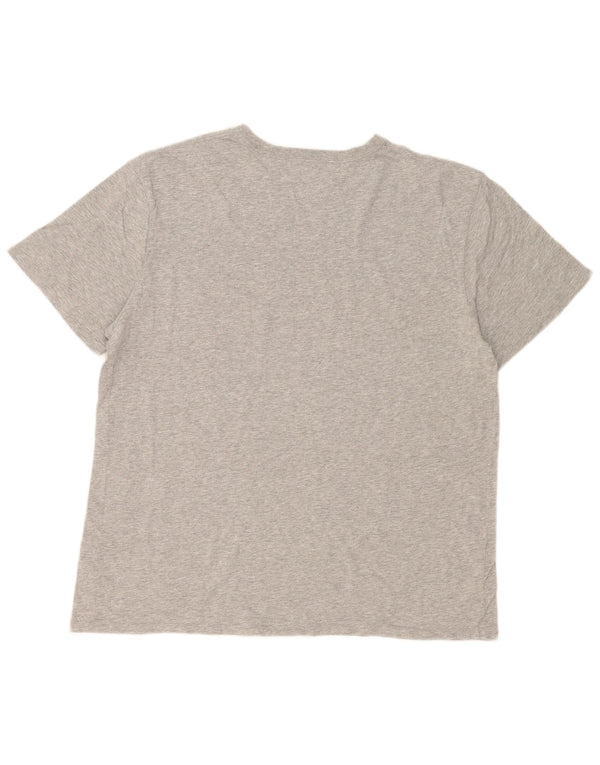 Tommy Hilfiger Herre Grafisk T-Shirt Top XL Grå Colourblock
