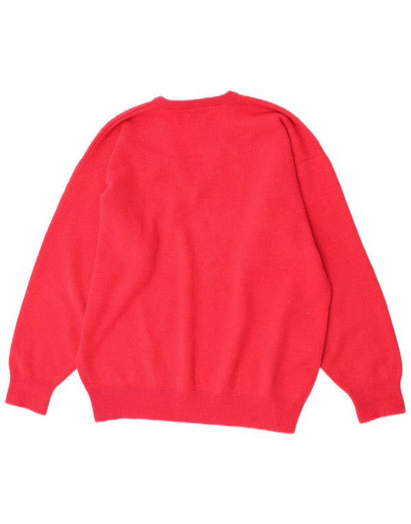 Pringle Herre Regular Fit V-hals sweater Medium Rød Uld