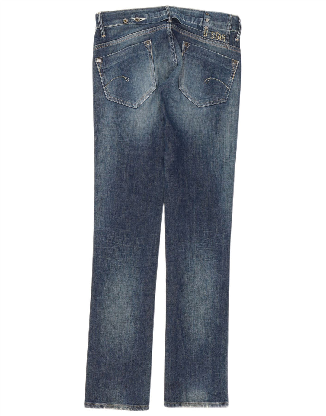G-Star Dame Slim Jeans W27 L34 Blå Bomuld