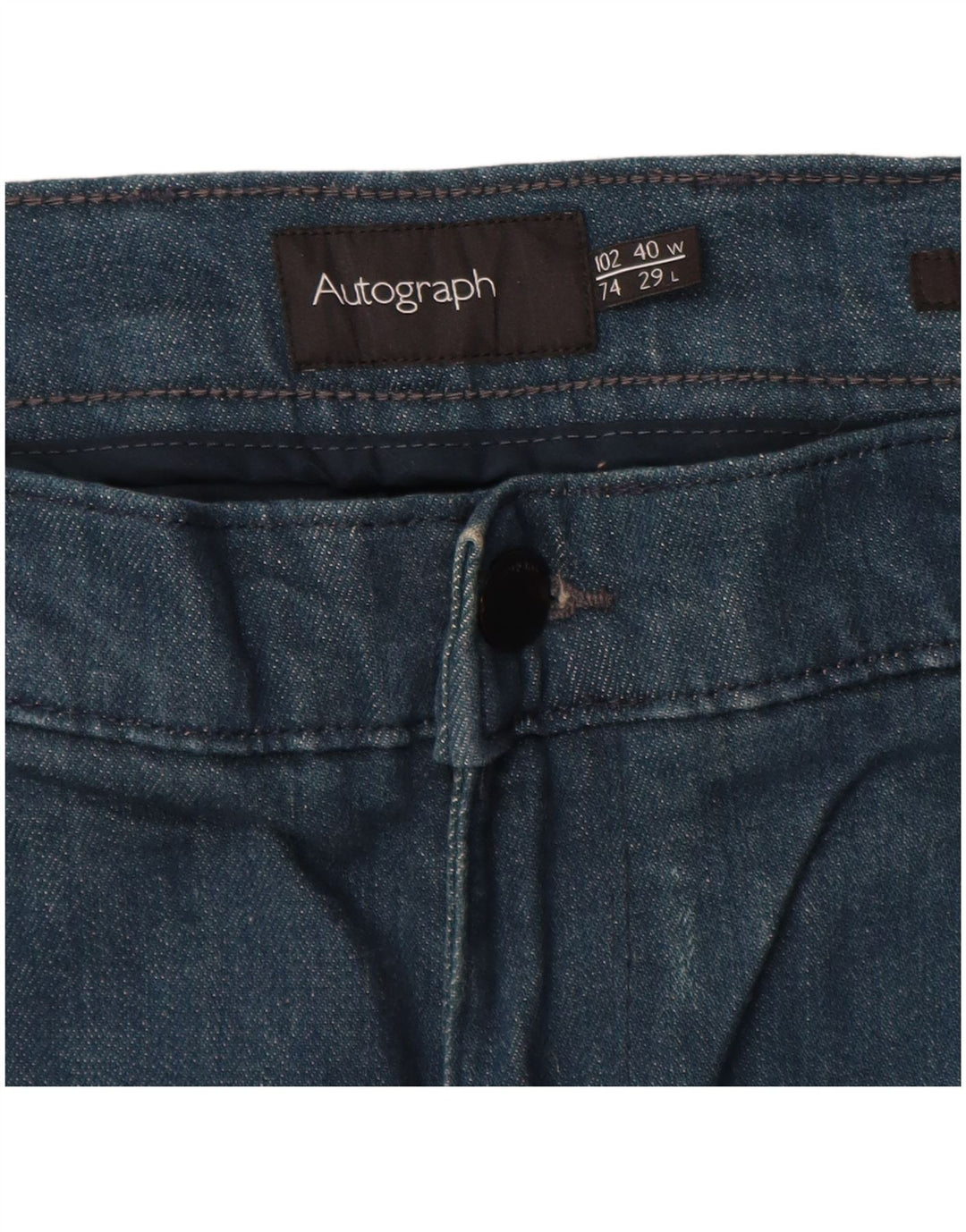 Autograf Herre Slim Jeans W40 L29 Marineblå Bomuld