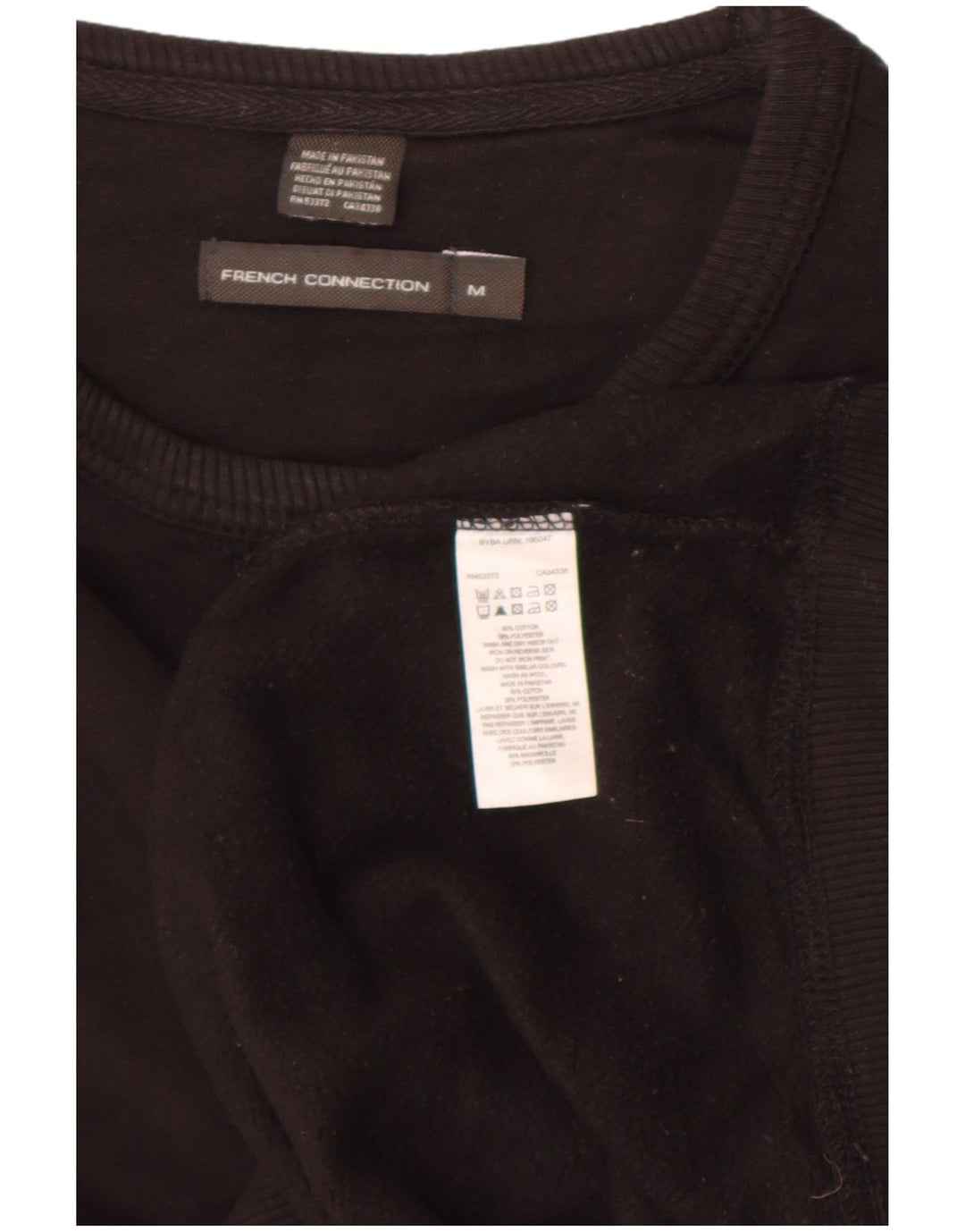 FRANSK FORBINDELSE Herre Sweatshirt Jumper Medium Sort Bomuld