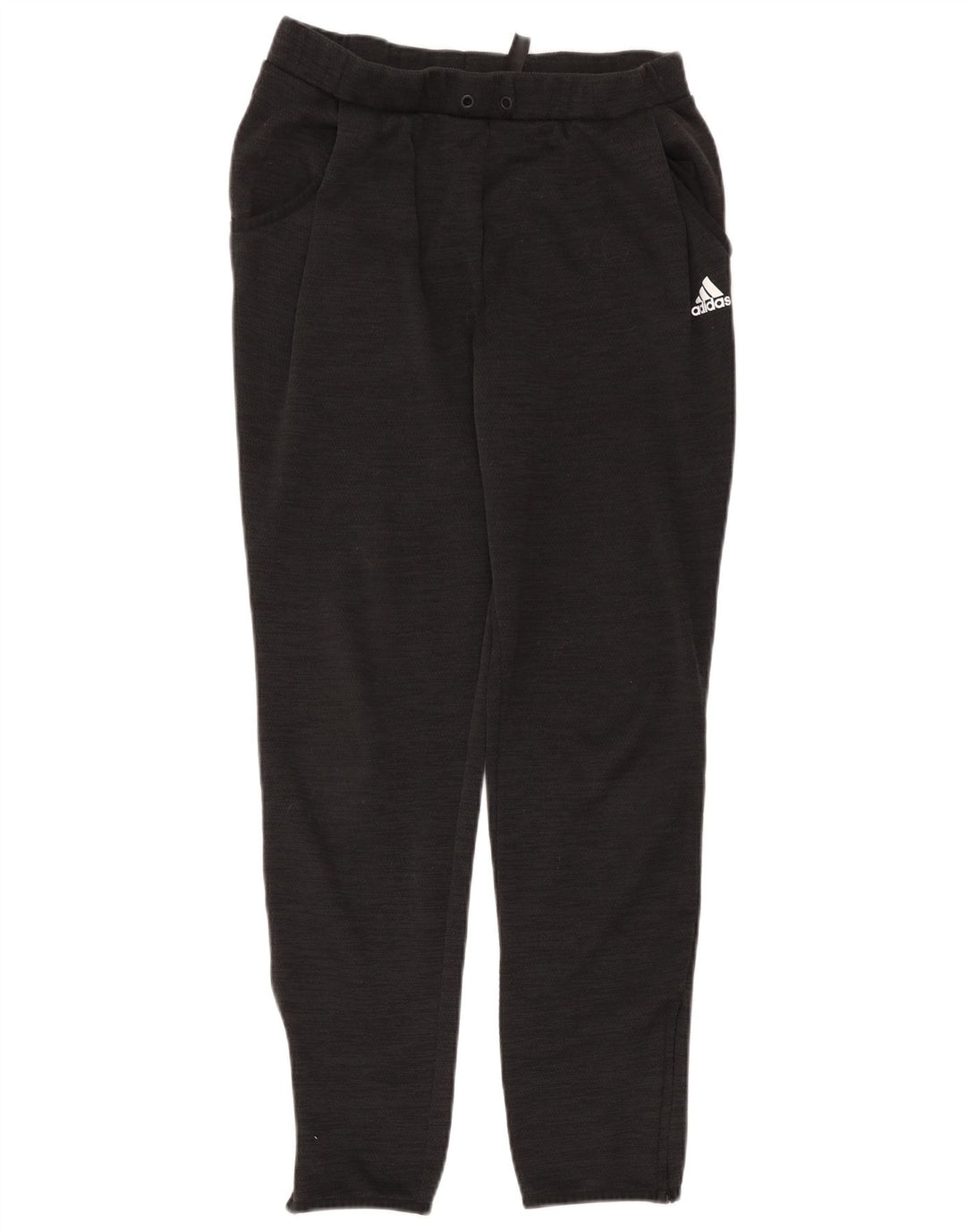 Adidas Dame træningsdragt Bukser Joggers UK 14 Medium Sort Polyester