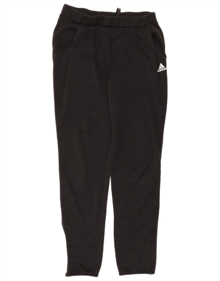 Adidas Dame træningsdragt Bukser Joggers UK 14 Medium Sort Polyester