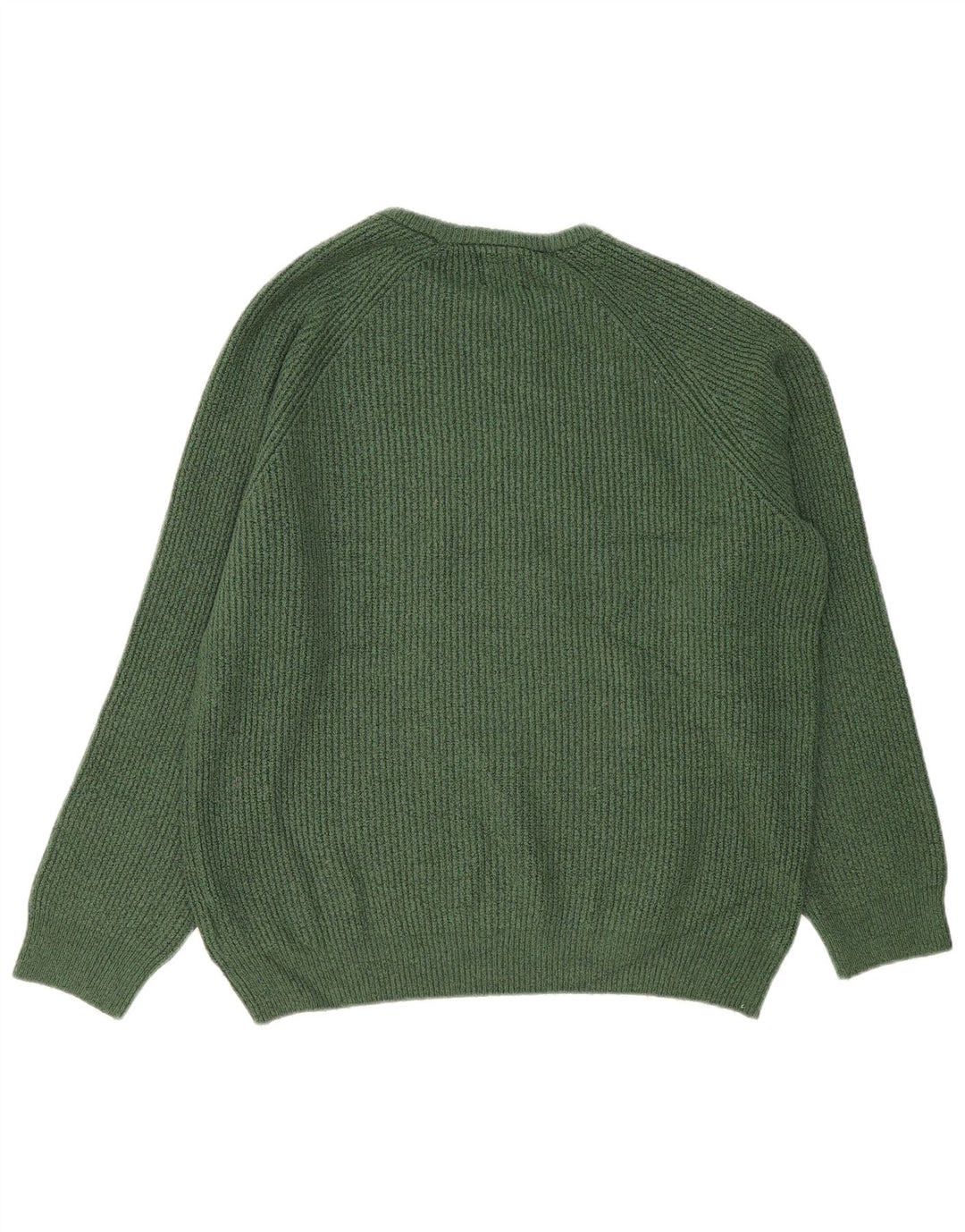 Marks & Spencer Herre sweater med rund hals XL Grøn polyamid