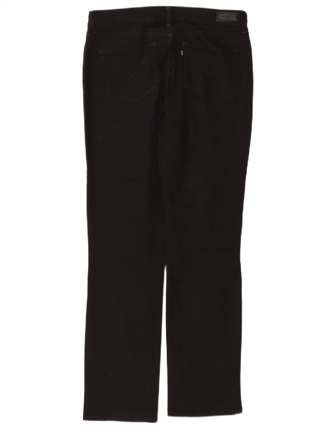 Levi's Lige fritidsbukser til kvinder W34 L31 Sort