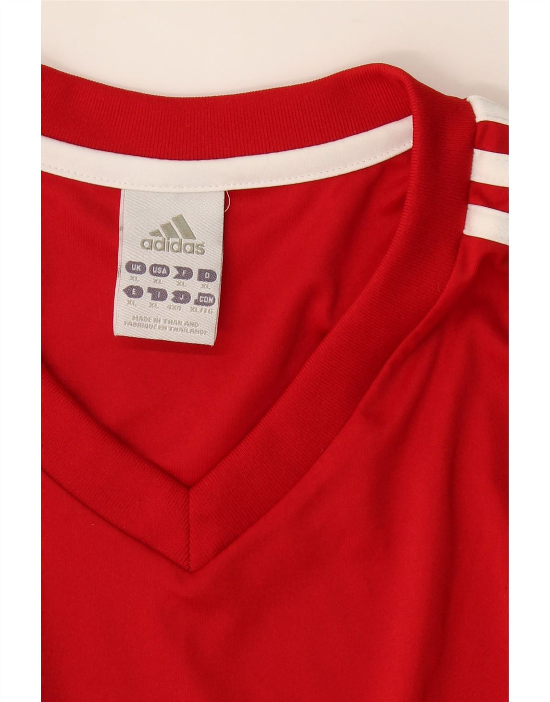 ADIDAS Mens Climalite T-Shirt Top XL Red Polyester Vintage Adidas and Second-Hand Adidas from Messina Hembry 