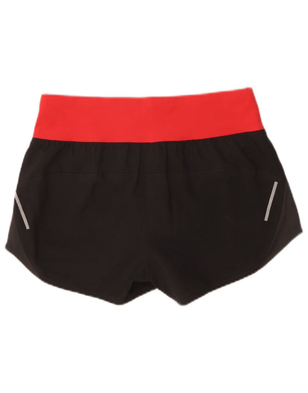 Adidas Womens Climalite Sportshorts UK 10 Small Grey Colourblock