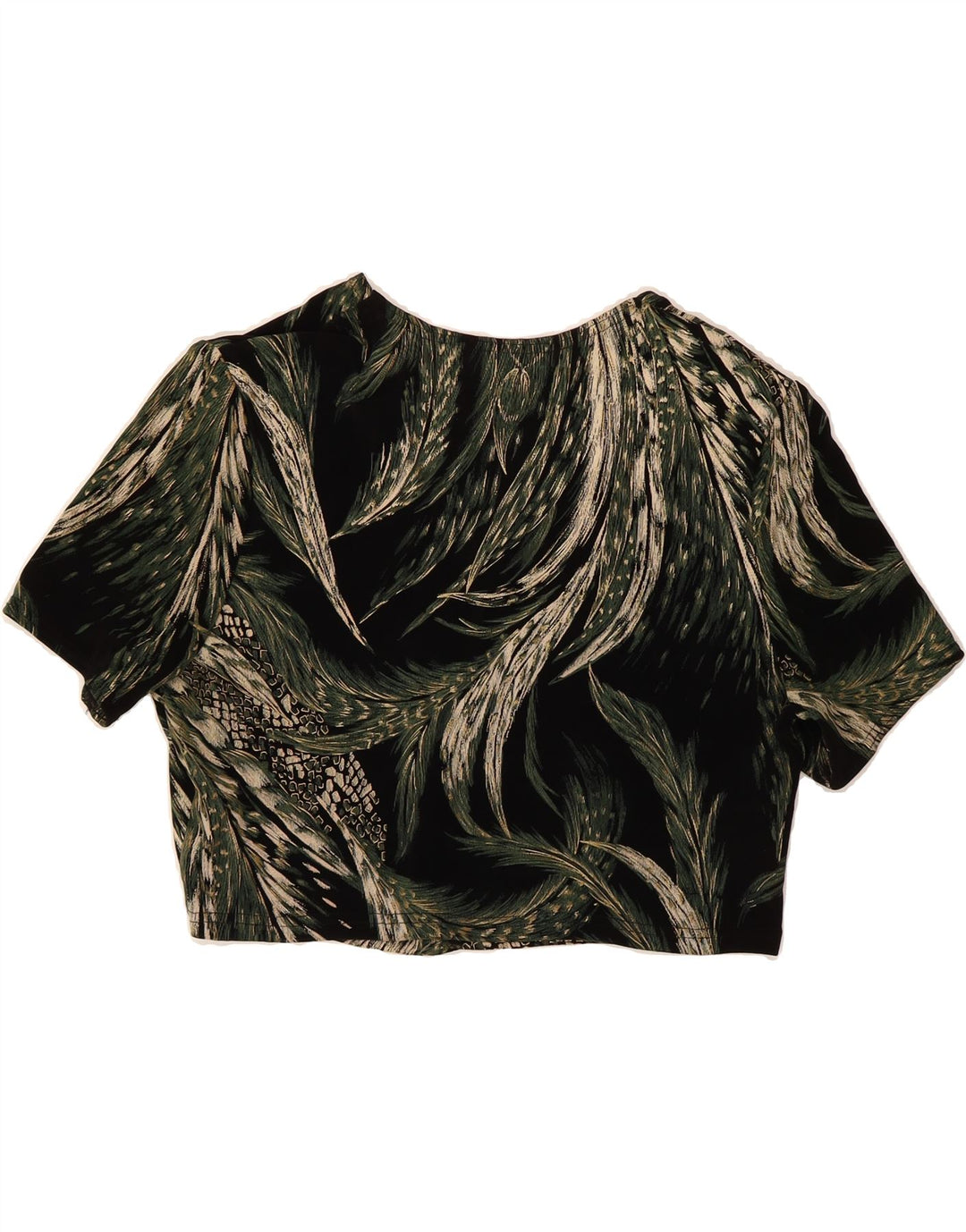 JOSEPH RIBKOFF Womens Abstract Pattern Bolero Top UK 16 Large  Black Vintage Joseph Ribkoff and Second-Hand Joseph Ribkoff from Messina Hembry 