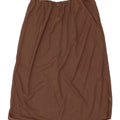 VINTAGE Womens A-Line Skirt W26 Small  Brown Polyamide Vintage Vintage and Second-Hand Vintage from Messina Hembry 