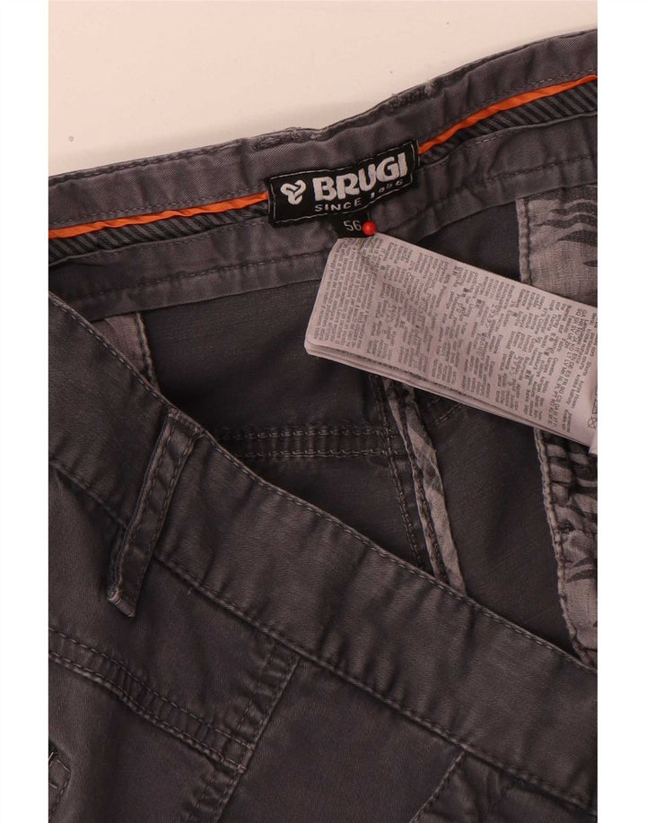 Brugi Herre Cargo Shorts IT 56 3XL W50 Grå Bomuld