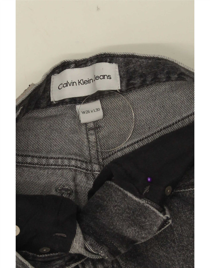 Calvin Klein Dame Jeans med brede ben W26 L28 Grå