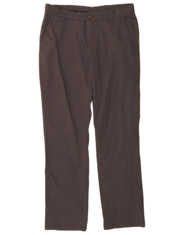 Izod Boys Husky Straight Chino Bukser 15-16 år W32 L29 Grå Bomuld