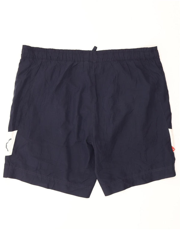 Puma Herre Sportshorts Medium Navy Blue Colourblock Polyester