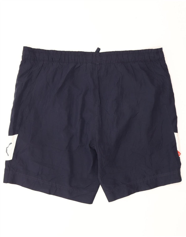 Puma Herre Sportshorts Medium Navy Blue Colourblock Polyester