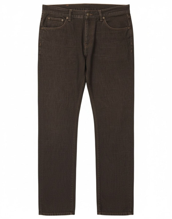 Levi's Herre 504 Straight Jeans W36 L34 Grå