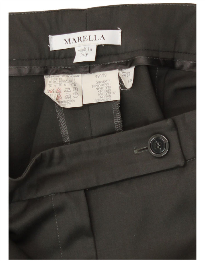 Marella Damedragt med 2 knapper, 2 dele UK 10 Small W27 L30 Brun Uld