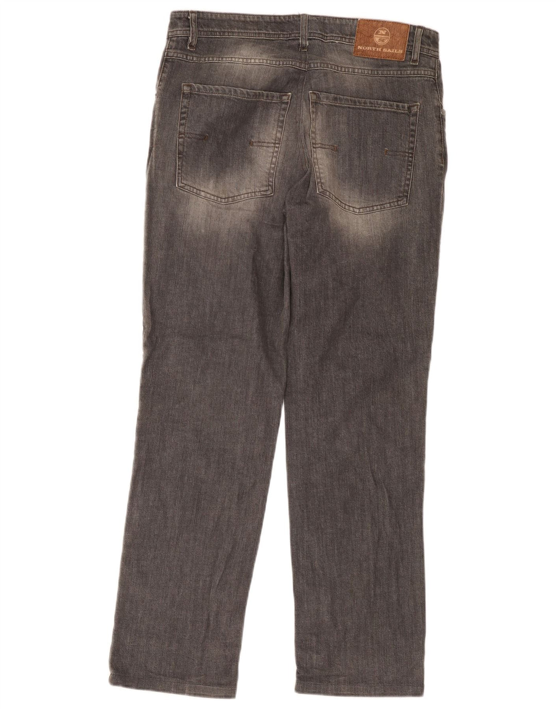 North Sails Herre Straight Jeans W38 L30 Grå Bomuld