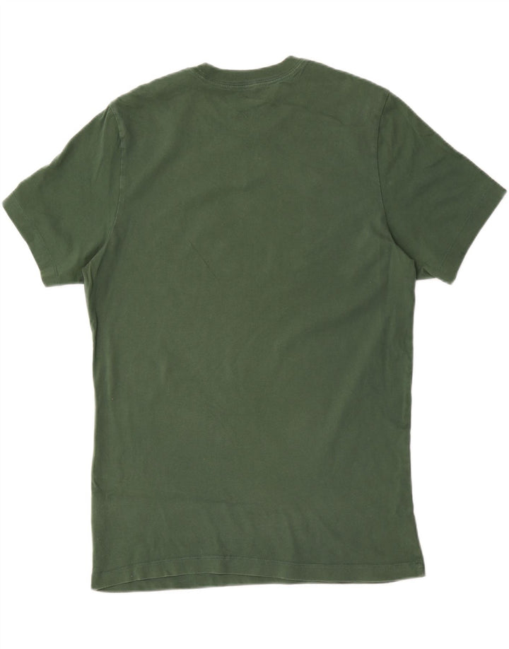 Jordan Herre grafisk T-shirt top mellemgrøn bomuld