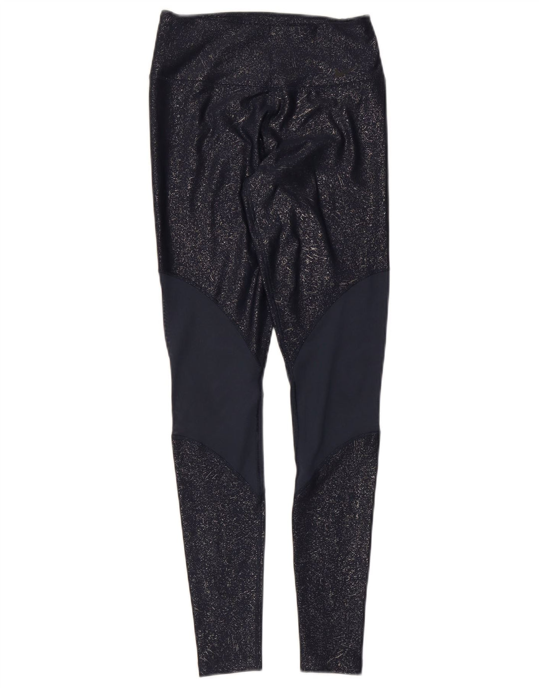 Nike Dame Leggings UK 4 XS Marineblå Colourblock Polyester