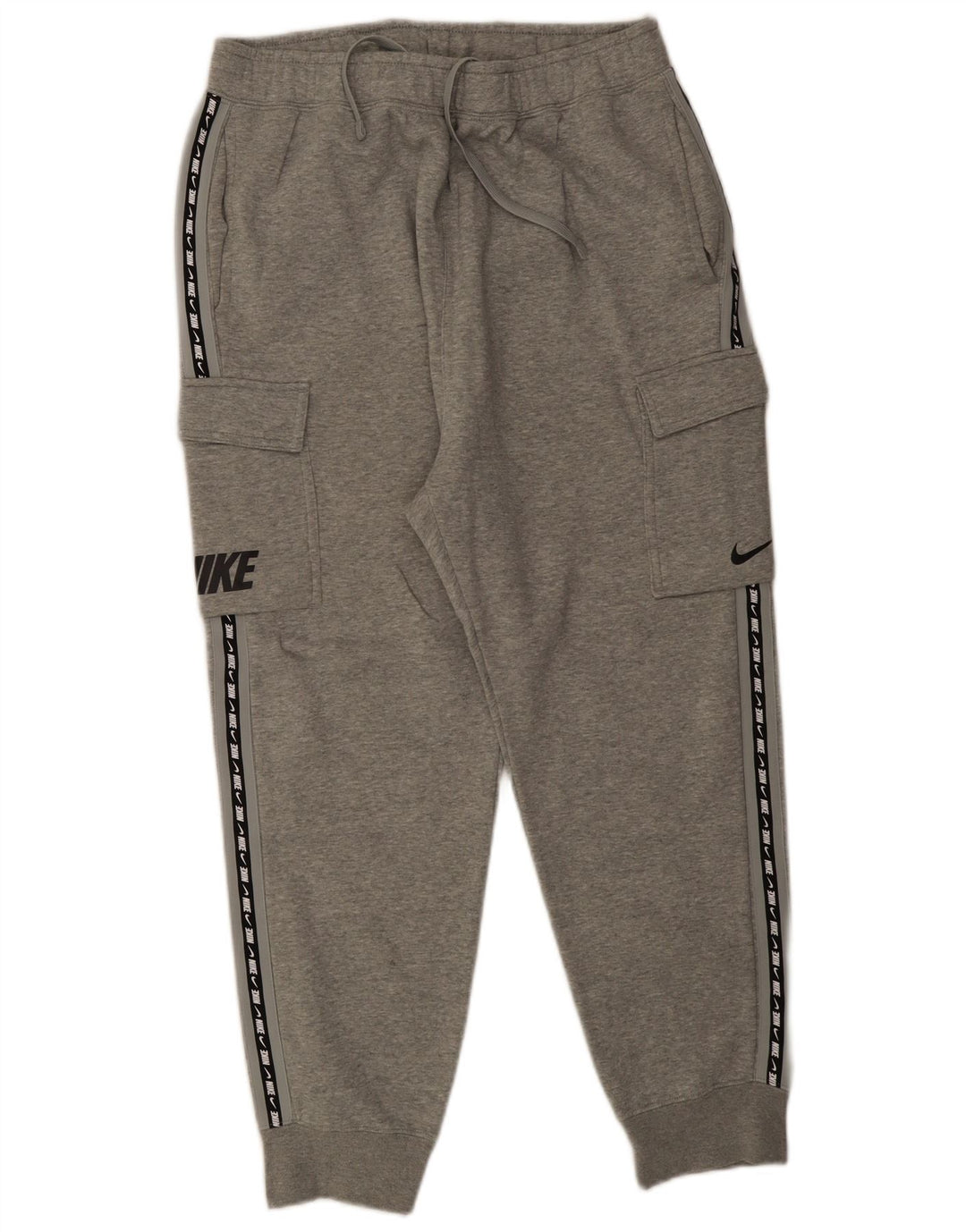Nike Herre Graphic Cargo træningsdragt Bukser Joggers Large Grå Flecked