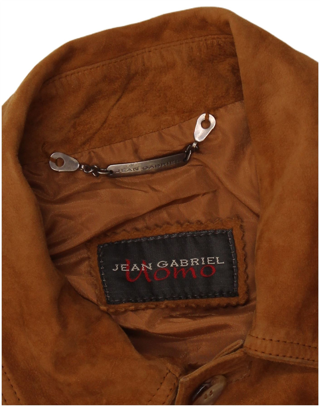 Jean Gabriel Herre ruskindsjakke UK 40 Large Brown