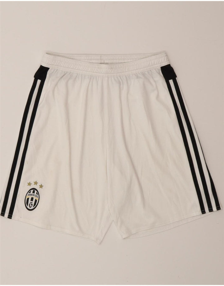 ADIDAS Juventus sportsshorts til mænd Small White Colourblock Polyester