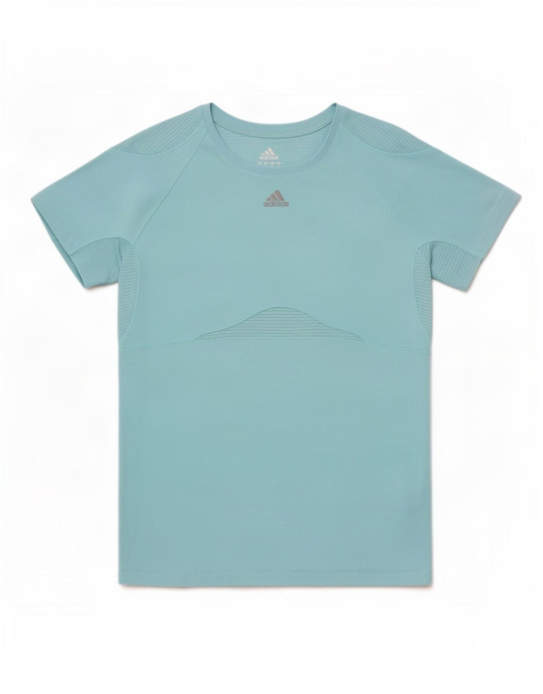 Adidas Dame T-Shirt Top UK 10 Small Blue Polyester