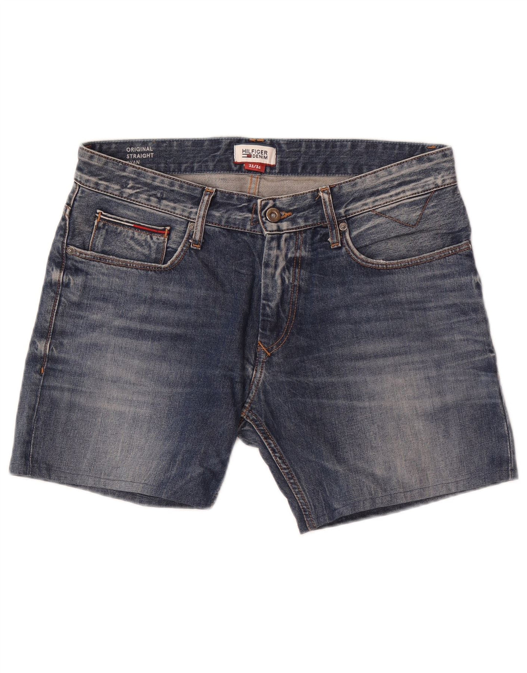 Tommy Hilfiger Herre Ryan Denim Shorts W33 Medium Blue