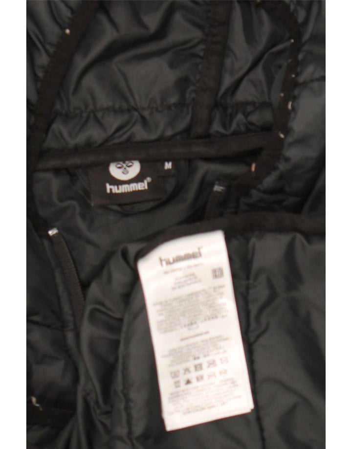 Hummel Polstret hættejakke til kvinder UK 14 Medium Sort Polyester