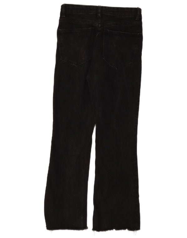 Zara Dame Bootcut Jeans EU 36 XS W26 L25 Sort