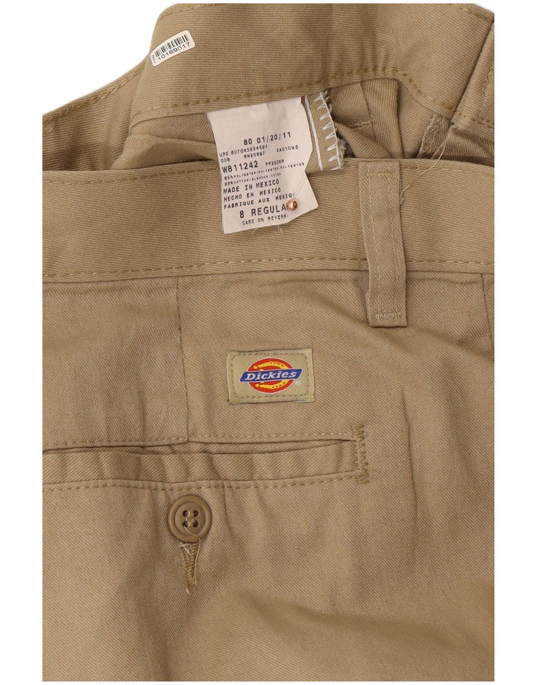DICKIES Dame Pegged Chino Bukser US 8 Medium W30 L31 Beige Polyester