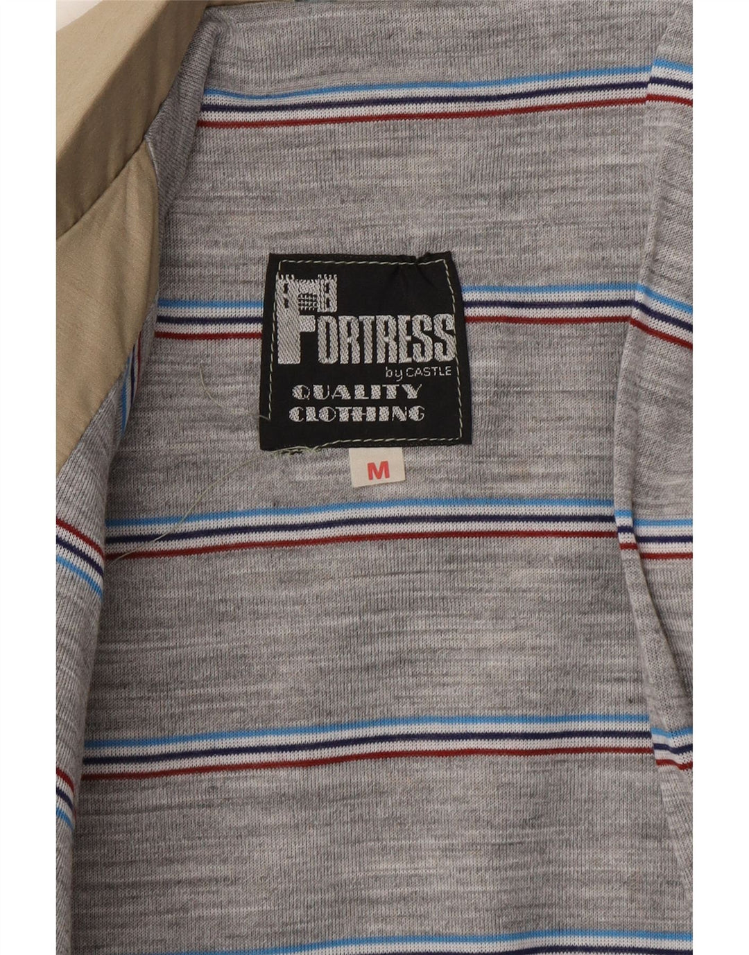 VINTAGE Bomberjakke til mænd UK 38 Medium Beige