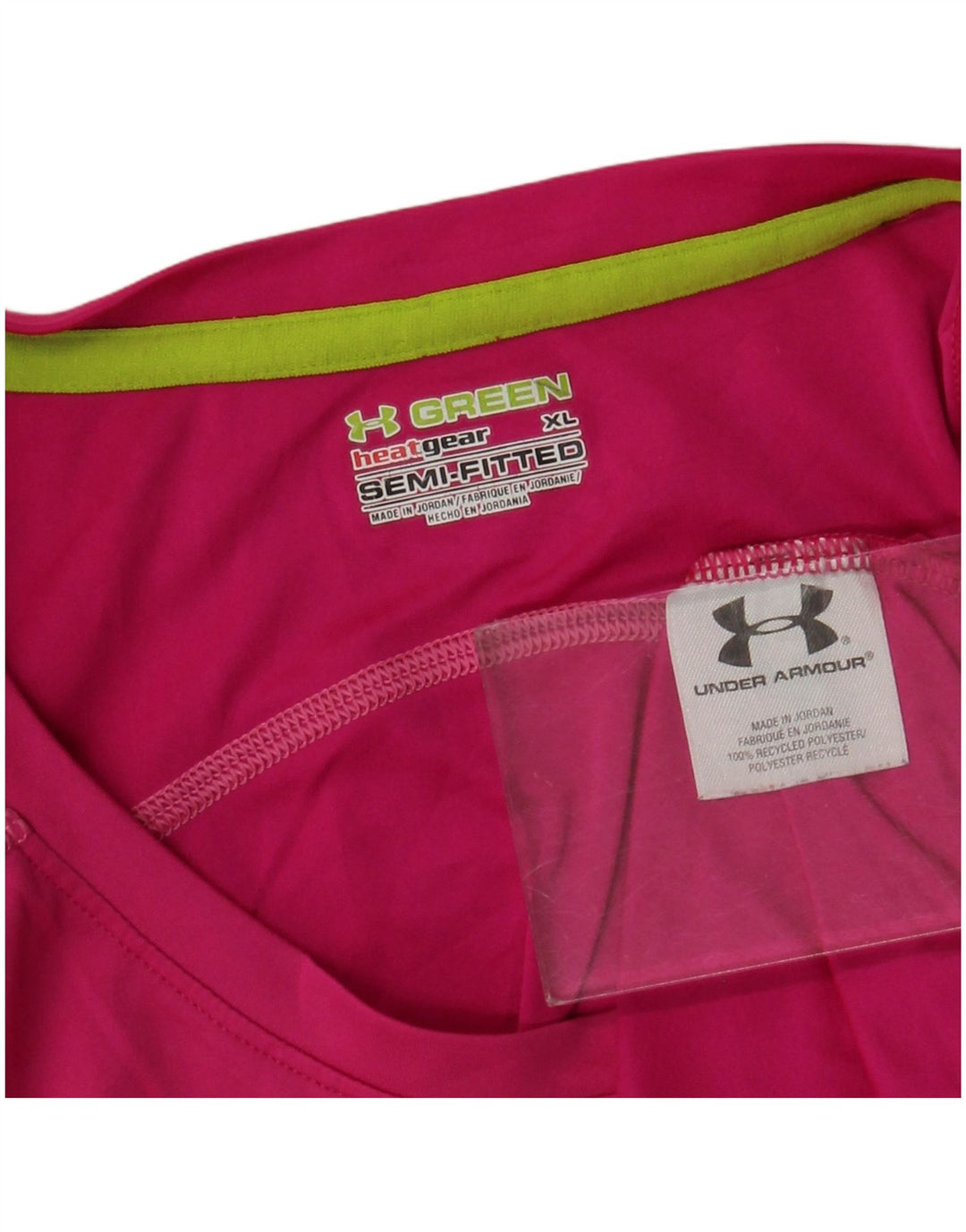 Under Armour Dame Heat Gear Vest Top UK 18 XL Pink Polyester