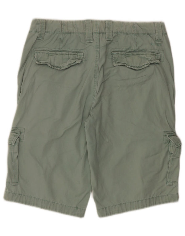 Fat Face Dame Cargo Shorts UK 10 Small W30 Green Cotton