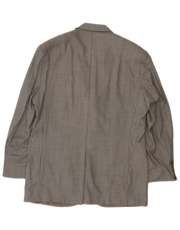 Ralph Lauren Herre 2-knaps blazerjakke UK 42 Large Grå Houndstooth