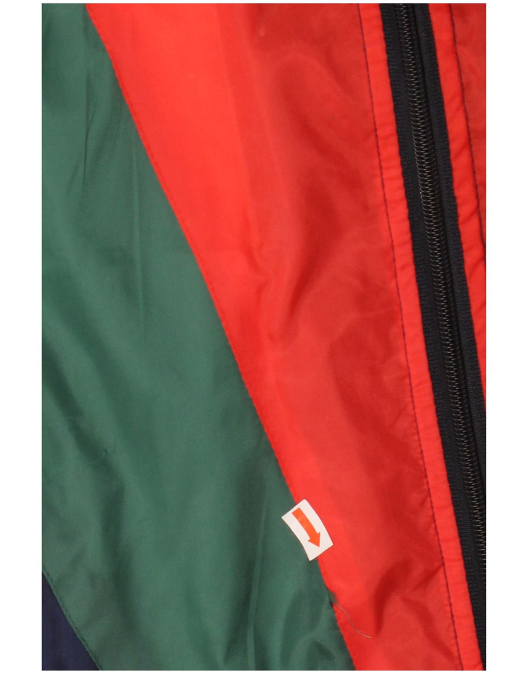 VINTAGE Træningsdragt til mænd Topjakke Stor flerfarvet Colourblock