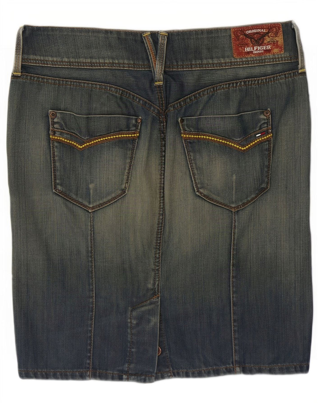 Tommy Hilfiger Dame Sonora Denim Nederdel Medium W34 Blå Bomuld
