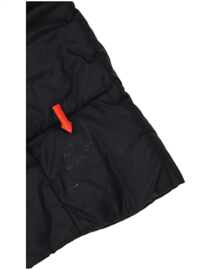 Barbour Womens Polstret Gilet UK 8 Small Navy Blue Polyamide