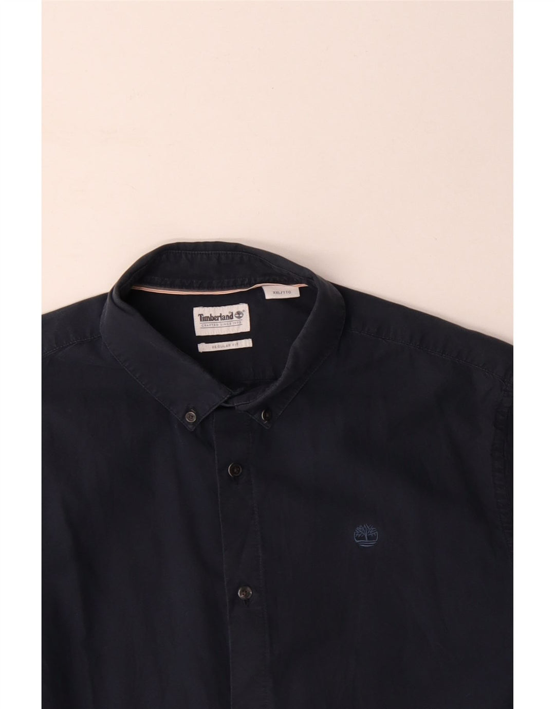 TIMBERLAND Herre Regular Fit skjorte 2XL marineblå bomuld