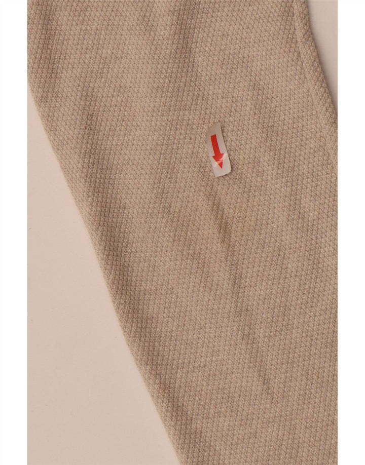 Massimo Dutti Herre Cardigan Sweater Medium Beige Bomuld